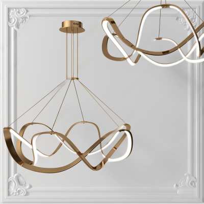 现代吊灯3D模型下载